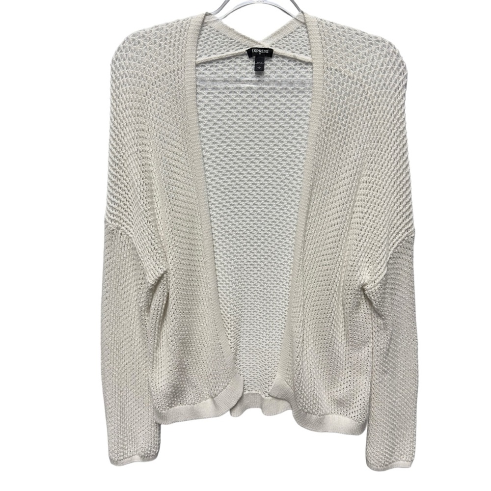 Pure Cotton Crochet Knit Sweater Cardigan Kimono Jacket Topper